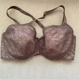 Taupe Soma Enticing lift unlined balconet bra